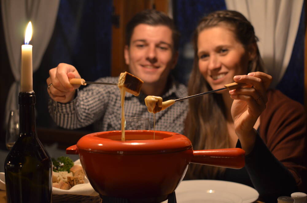 Käsefondue Panorama für 1 Person Käsefondue Panorama (p.P.)